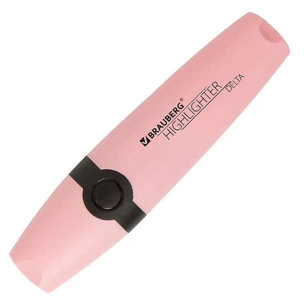 Текстовыделитель Brauberg, Delta Pastel, пастельный розовый 1-5 мм 2937344 — 7