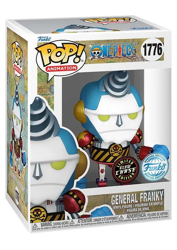 Фигурка Funko POP! Animation One Piece General Franky w/(GW)Chase (Exc) (1776) (Fun82823) 3118951 — 4