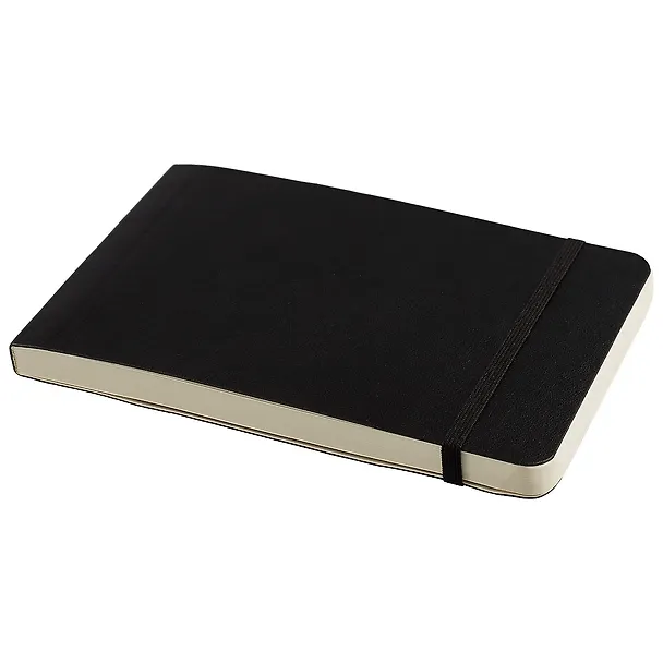 Записная книжка «Reporter Soft» А6, 96 листов, нелинованная, чёрная, Moleskine 230690 — 2