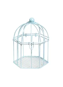 Кукольные аксессуары клетка шкатулка голубая 8*6 (11-00836-10)