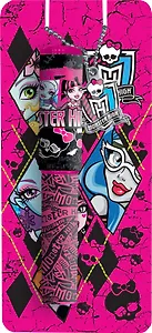 Записная книжка А7- 30л "Monster High" на спирали+ручка шариковая с подвеской, блистер, Академия Групп