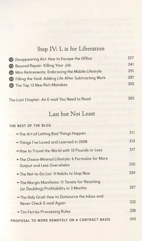 Книга The 4-Hour Work Week (Т. Ferriss) — 3