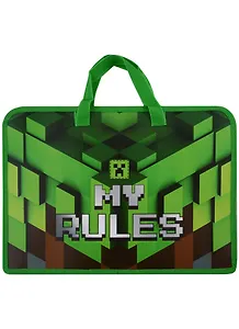 Папка для тетрадей Hatber, Pixels, А4, на молнии