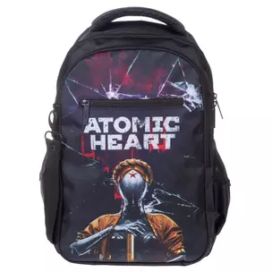 Рюкзак "Atomic Heart. Близняшка" 41*30*15см, полиэстер, 2 отд., 3 кармана, светоотраж.элементы — 3047010 — 1