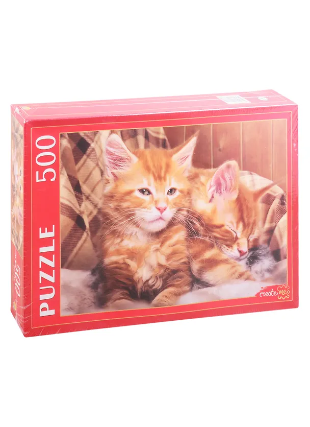 Пазл Рыжие котята мейн-куна 500 элементов Рыжие котята мейн-куна Artpuzzle ГИП500-0618 2829013 — 1