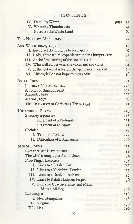 Книга The Complete Poems and Plays (T. S. Eliot) — 3