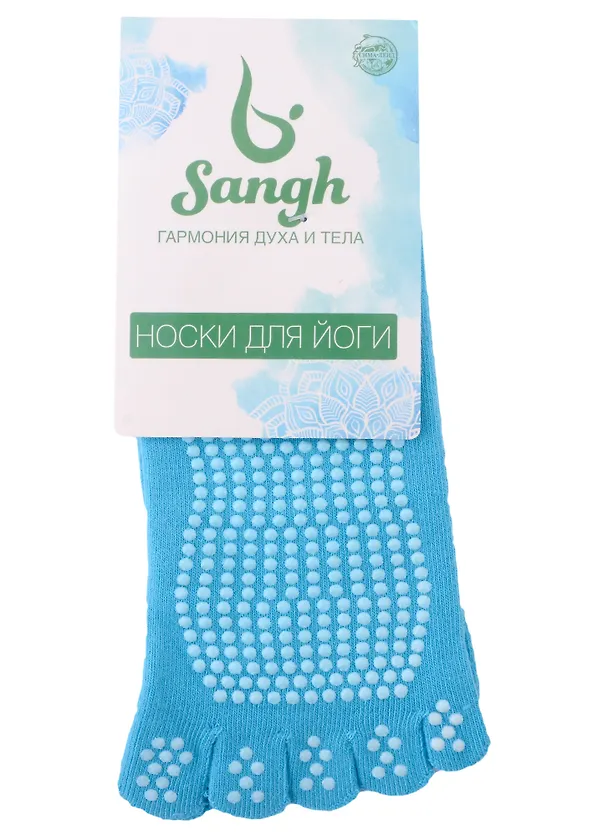 Носки для йоги прорезиненные (текстиль) (36-38) 2944743 — 2