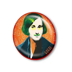Магнит круглый "Pop-Art Гоголь"
