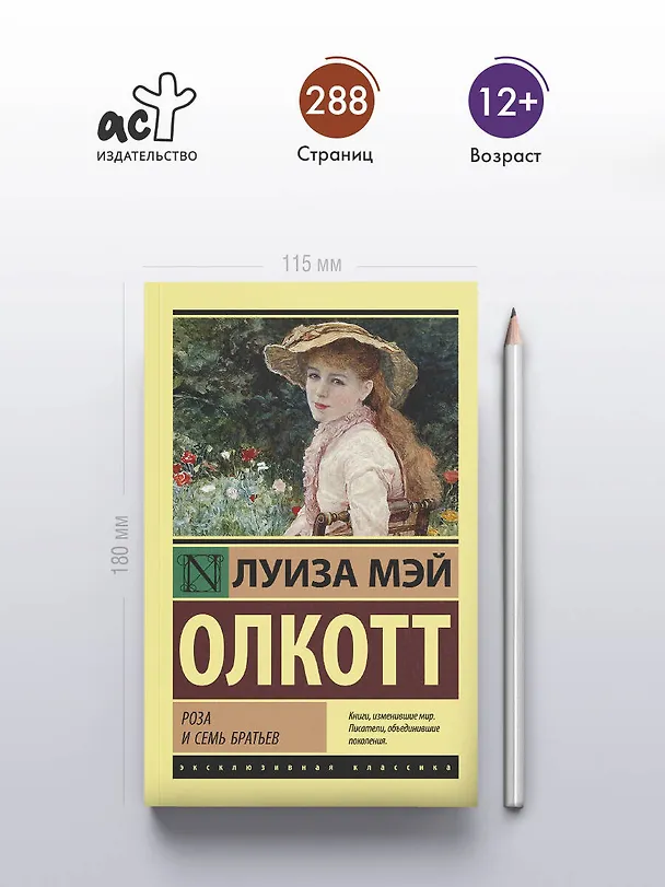 Книга Роза и семь братьев (Луиза Мэй Олкотт) — 5