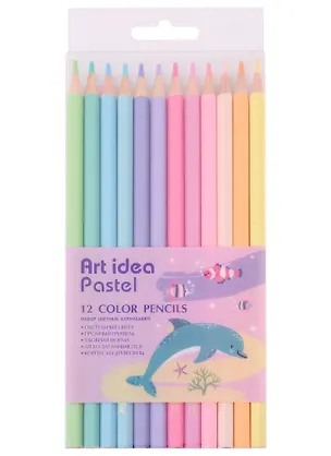Карандаши цветные Art idea, Pastel, 12 цветов 2893729