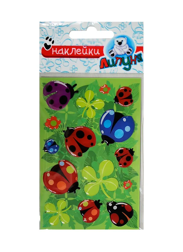 Н Жуки (sES001) (Маленькие гелевые наклейки) 2219602 — 1