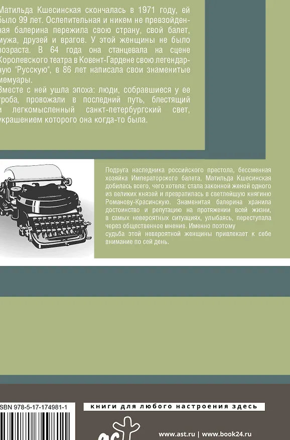 Книга Воспоминания (Матильда Кшесинская) — 2