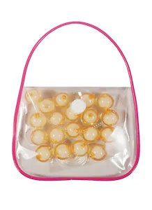 Бусины в сумочке с леской, 14 мм, желтый (11-08431-11)