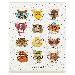 Тетрадь в клетку Феникс+, "Забавные мордочки", 48 листов, в ассортименте