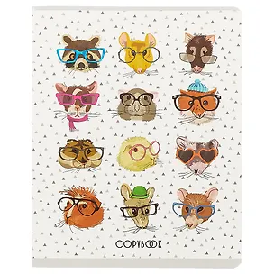 Тетрадь в клетку Феникс+, "Забавные мордочки", 48 листов, в ассортименте 246817