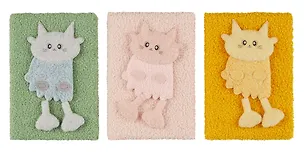 Книга для записей А5 80л лин. с мехом "Котятки" с мехом, ассорти 3018387