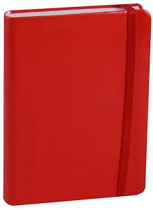 Ежедневник недатированный А6 144 листа "Elegance" красный
