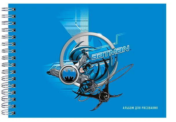 Альбом для рисования «Вселенная DC. Бэтмен» Издательство Эксмо А4, 50 листов, спираль 369649 — 2