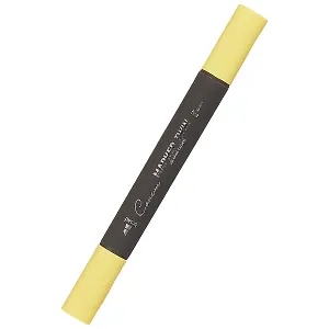 Маркер художественный "Сонет" пастельно-желтый, двухсторон., тонк. и широк.долото, Сонет
