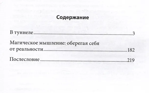 Книга В туннеле магического мышления. Оберегая себя от реальности (Ирина Млодик) — 2