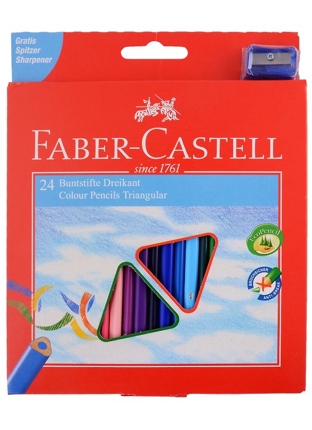 Карандаши цветные «Ecopen», Faber-Castell, 24 цвета 214012 — 1