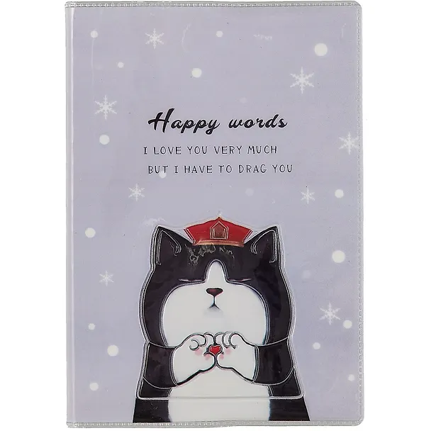 Записная книжка «Happy words» А6, 70 листов в линейку, в ассортименте 2881061 — 1