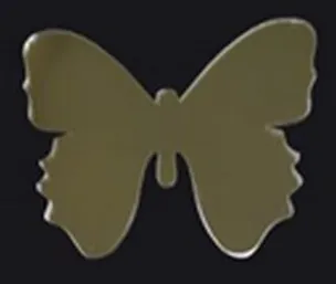 Зеркальный магнит Бабочка (MZ0002/000850) 2300858