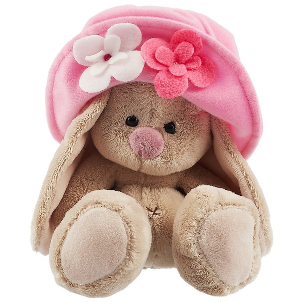 Игрушка мягкая Budi Basa, Зайка Ми в панамке с цветами 15см 2428341 — 1