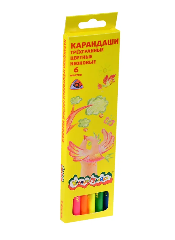 Карандаши цветные Каляка-Маляка, 6 цветов 239227 — 1