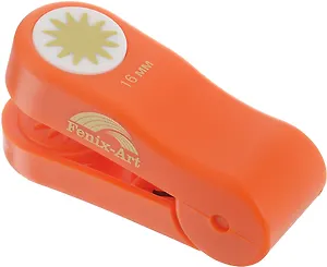 Панч-дырокол конгревный "Солнышко" 16мм 66*24*32мм в блистере