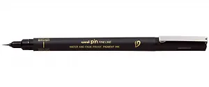 Линер черный "PIN" EF brush (очень тонкая кисть), толщина линии 0.15 - 2.5, UNI