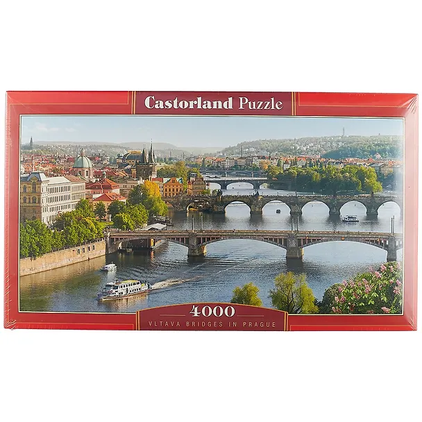 Пазл Castorland 4000 эл. 138*68см. Река Влтава Прага C-400096 2431333 — 1