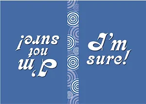 Блокнот I'm sure! I'm not sure (БМ2013-030)