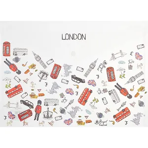 Папка-конверт А4 на кнопке "London"