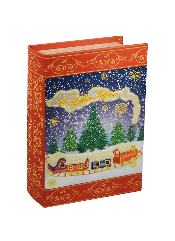 Шкатулка-книга "Паровозик", 17 х 11 х 5 см 2480551 — 1