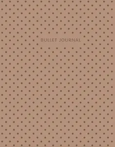 Bullet Journal (Кофейный) 162x210мм, твердая обложка, пружина, блокнот в точку, 120 стр.