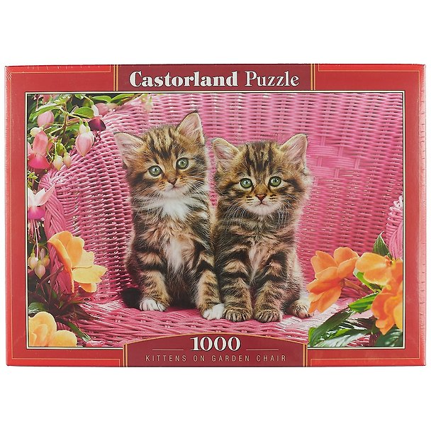 Пазл «Котята на стуле» 1000 элементов, Castorland 2662430 — 1