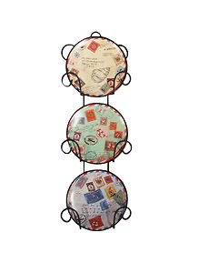 Подарочный набор из декоративных тарелок Марки (3 штуки) (10 см) (36260)