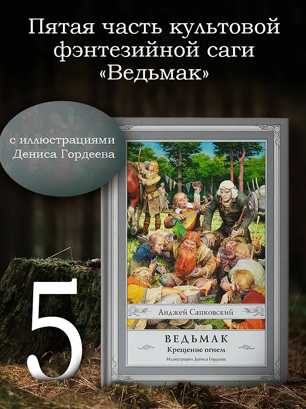 Книга Ведьмак: Крещение огнем (Анджей Сапковский) — 5