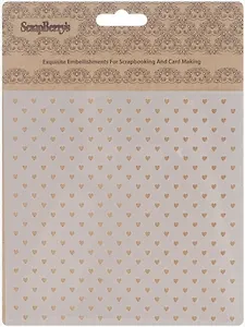 Трафарет, Мини-сердечки 15,2*15,2см толщина 0,15мм