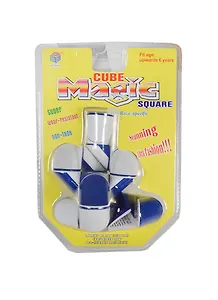 Головоломка Змейка с закругленными краями синяя на блистере (003596)