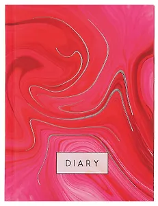 Ежедневник недат. А6 128л "Magenta" 7БЦ, с поролоном, ламинация soft touch, тиснение фольгой,  офсет