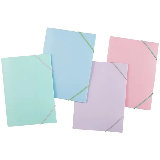 Папка на резинке А5 "Pastel" пластик 0.5мм, ассорти  249345 — 7