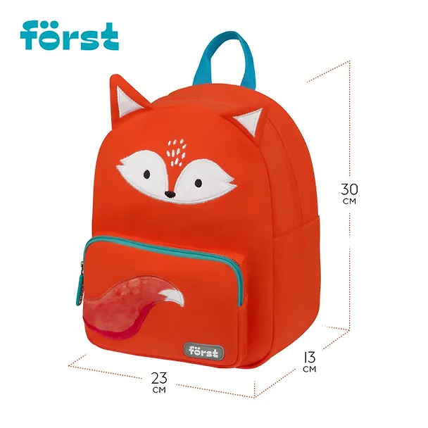 Рюкзак детский «Fluffy Fox», 1 отделение, 2 кармана, 30×23×13 см, Först 3156327 — 6