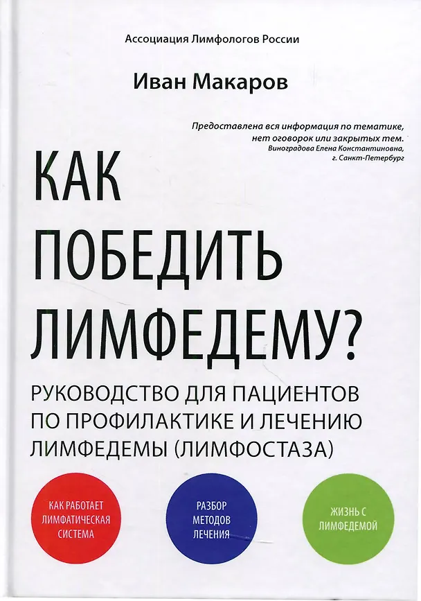 Книга Как победить лимфодему? Руководство пациента. 3-е изд () — 1