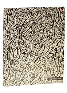 Книга для записей А4 100л кл. "Орнамент. Узор из листьев" 7БЦ, глянц.ламинация, офсет, Listoff