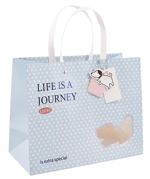 Пакет А4 32*25,5*15 "Life is a journey" дет., бум.мат.ламинат 3104084 — 1