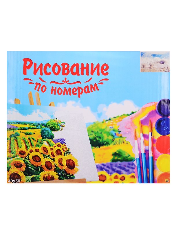 Набор для раскрашивания по номерам ТМ Рыжий Кот Холст 40х50см Волшебный мир Х-3568 2798316 — 1