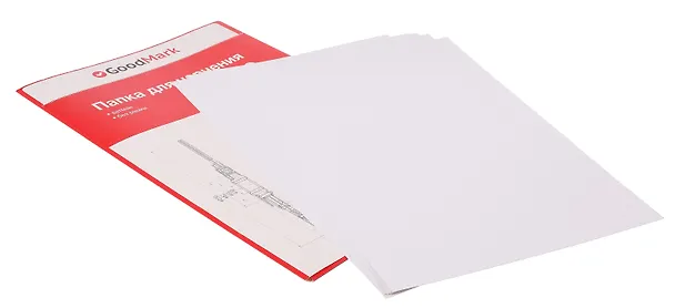 Папка для черчения А3, 10 листов, ватман 180г/м2, GoodMark 3103444 — 3