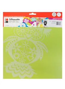 Трафарет-силуэт Marabu 008 Сова с цветами (028900008) (30х30см)